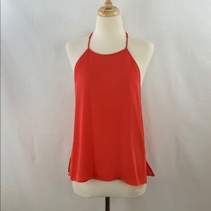 DOLCE VITA SUSANITA 100% Silk Racerback Tank Large